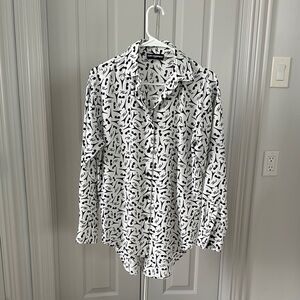 Karl Lagerfeld Paris long sleeve blouse.